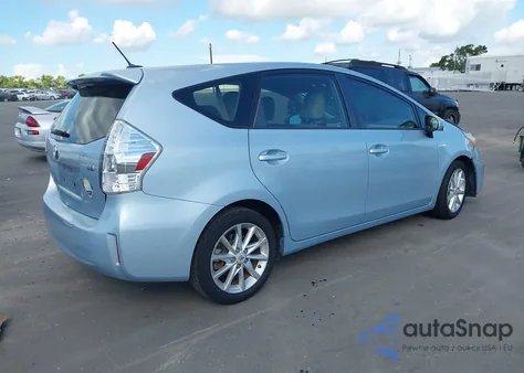 2012 Toyota Prius V Five from USA, damaged, VIN JTDZN3EU1C3104764